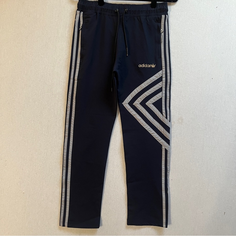 Adidas Originals 1949 Track Pants M Navy Stripe Y2K